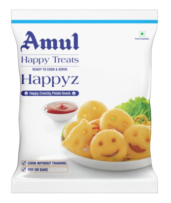 Amul Potato Snacks Smiley Happy Treats 5pcs Loose Pack