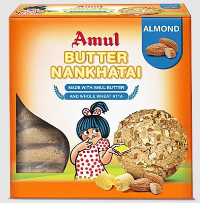 Amul Almond Nankhatai, 200gm