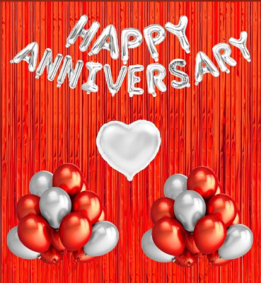  Happy Anniversary Balloon Decoration Set (Set of 36)